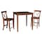 International Concepts 36 in. x 36 in. Counter Height Dining Table w/2 X-Back Stools, 24 in. Seat Height-3 Pc. Dining Set K581-3636-S6132-2 - alternate 3